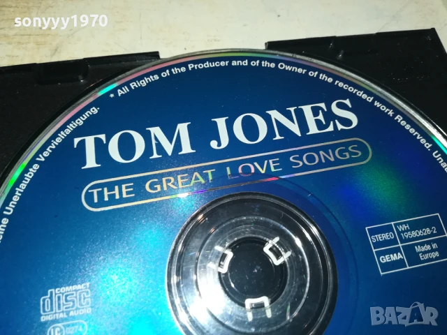 TOM JONES CD 0708251015, снимка 2 - CD дискове - 51282373