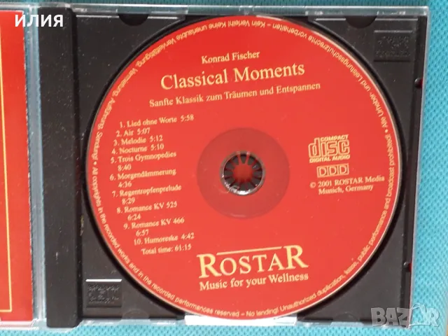 Konrad Fischer – 2001 - Classical Moments - Sanfte Klassik Zum Träumen Und Entspannen, снимка 3 - CD дискове - 48573238