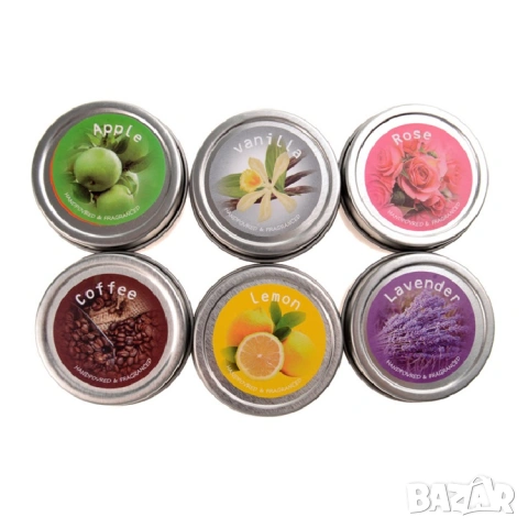 Ароматна свещ в метална кутийка – компактна и стилна, снимка 2 - Други - 53655975
