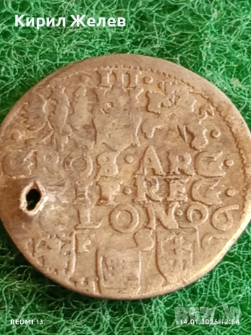 Сребърна монета 3 гроша 1596г. Сигизмунд трети Полша за КОЛЕКЦИЯ 52894, снимка 7 - Нумизматика и бонистика - 53095377