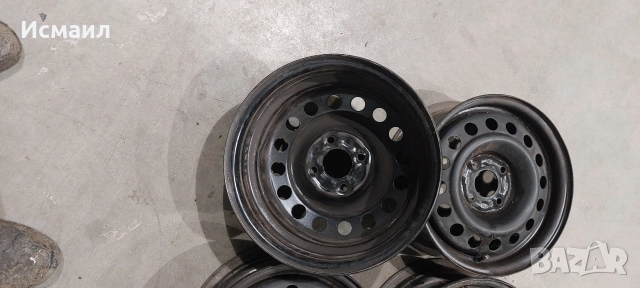 Желязна джанти за Рено 14ц, снимка 5 - Гуми и джанти - 51910846