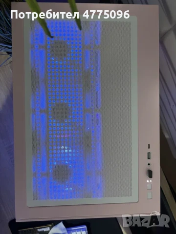 Розов геймърски компютър Ryzen 5600/RX6600/16 Ram/256 ssd/500 hdd/600W, снимка 6 - Геймърски - 53945805