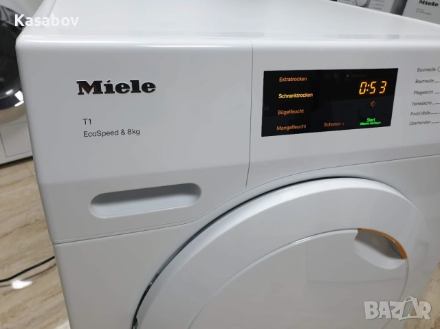 Miele T1 Eco Speed - Сушилня с Термопомпа Миеле 12м Гаранция, снимка 3 - Сушилни - 53480560
