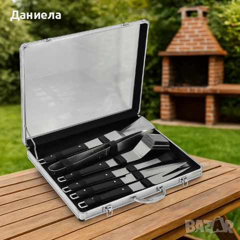 Комплект за барбекю 6 в 1 – всичко необходимо за перфектна скара + подарък ръкавици, снимка 3 - Други стоки за дома - 51778631