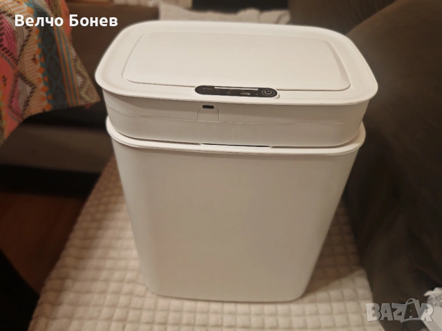Интелигентно кошче за отпадъци със сензор и два капака, снимка 3 - Друга електроника - 53759822