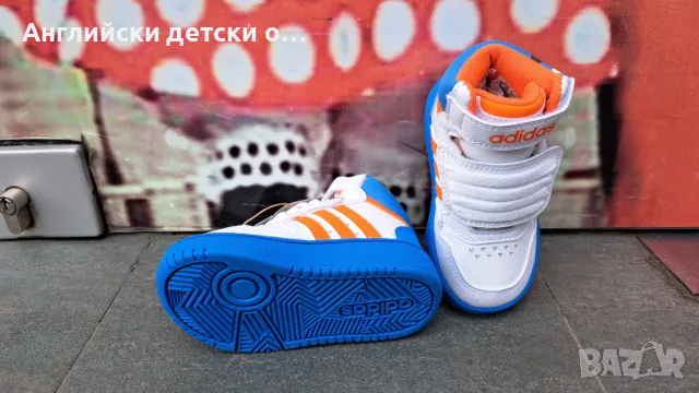 Английски оригинални кецове ADIDAS, снимка 2 - Детски обувки - 47190770