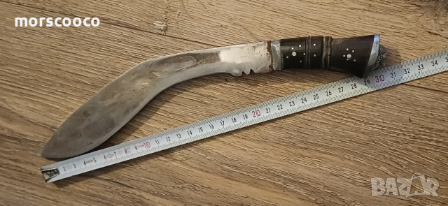 Стар кинжал - КУКРИ - мачете , снимка 3 - Антикварни и старинни предмети - 53146775