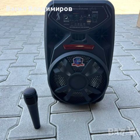 Караоке тонколона с Bluetooth PK-09, снимка 3 - Тонколони - 46397132