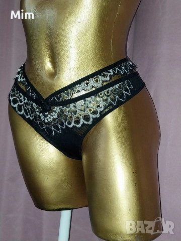 Hunkemoller S Черна дантелена полупрашка , снимка 3 - Бельо - 52475145