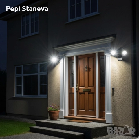 Външна LED лампа с датчик за движение – сигурна светлина