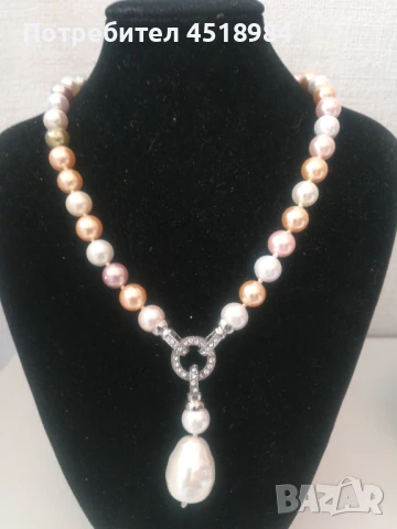 Перли Майорка , снимка 3 - Колиета, медальони, синджири - 51396084