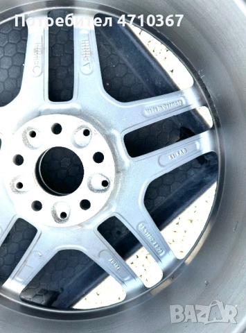 Оригинални AMG 19-ки от Mercedes W222 S-class 5x112, ET38, 9.5 J, 8.5J, снимка 6 - Гуми и джанти - 53875037