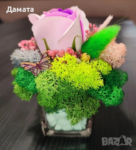 Различни видове кашпи със скандинавски мъх , снимка 12 - Декорация за дома - 45370583