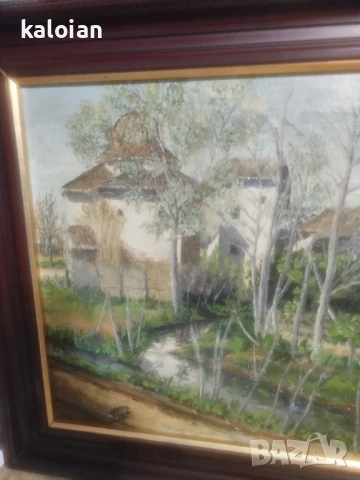 Антикварна испанска картина. Масло на платно . Подписана авторска творба. Толкова е реалистична на ж, снимка 9 - Картини - 51285783