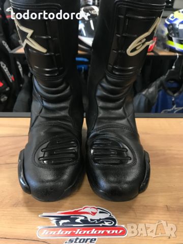 Мото Ботуши ALPINESTARS SMX-4 BLACK, номер43, като нови, оригинални, снимка 4 - Аксесоари и консумативи - 46010209