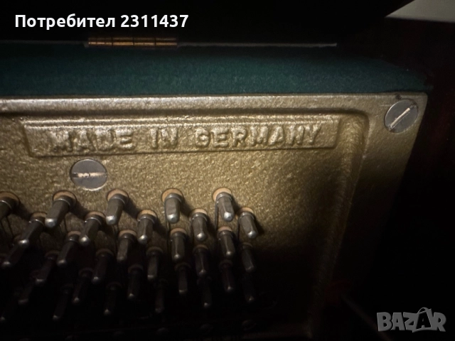 Zimmermann немско пиано, снимка 5 - Пиана - 52003182