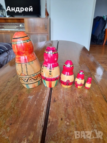 Стара матрьошка,матрьошки #58, снимка 4 - Колекции - 53597100