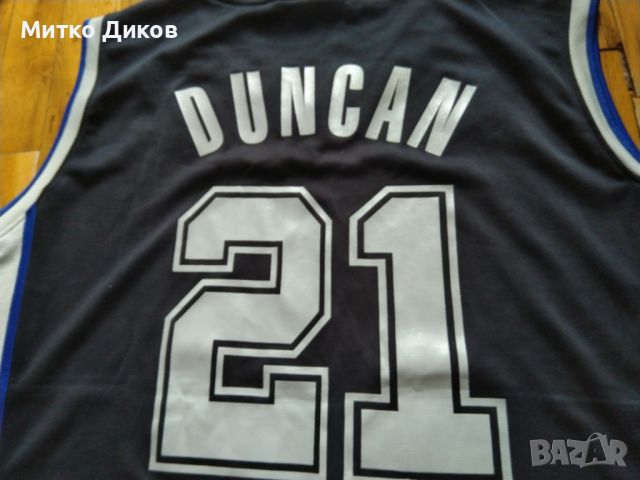  Тим Дънкан №21Сан Антонио Спърс НБА баскетболна тениска нова размер Л, снимка 11 - Баскетбол - 45375505