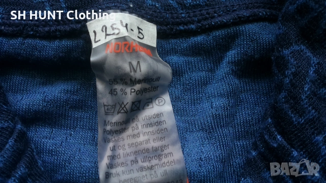 NORHEIM Thermo Underwear 55% Merino Wool размер M термо блуза 55% Мерино вълна - 1864, снимка 12 - Екипировка - 53090553