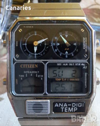 Часовник стар Citizen ana digi temp , снимка 1 - Мъжки - 46022011