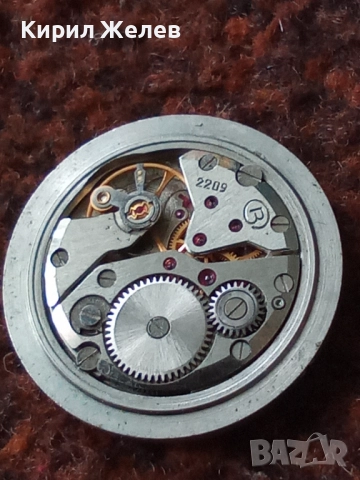 Механизъм с циферблат от стар ръчен часовник 52075, снимка 7 - Мъжки - 52264372