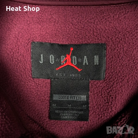 Мъжки суичър Air Jordan 23 Engineered Polartec Quarter Zip Hoodie, снимка 6 - Суичъри - 53185927