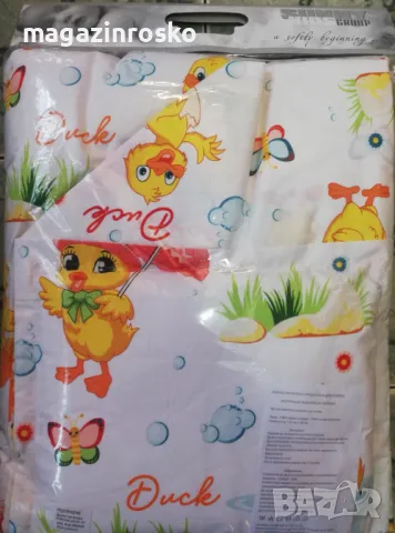 Бебешки спален комплект - Ранфорс, снимка 3 - Спално бельо и завивки - 18337162