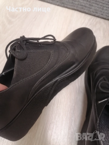37н.Естествена кожа дамски обувки, стелка 24см., снимка 4 - Дамски ежедневни обувки - 51946625
