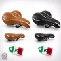 Седалка за велосипед Selle Monte Grappa Future , кафява/черна, Made in Italy, снимка 1