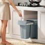 HOMCOM Разтегателен кош за боклук, снимка 8