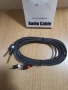 Чисто нов аудио кабел J&D с черна оплетка., снимка 1