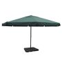 Градински чадър с алуминиева рамка, зелен и преносима стойка（SKU:271717