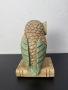 Дървена статуетка бухал върху книга №7430 , снимка 5