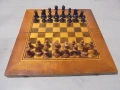 № 8482 Стар комплект - шах и табла, снимка 1
