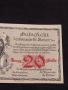 Банкнота НОТГЕЛД 20 хелер 1920г. Австрия перфектно състояние за КОЛЕКЦИОНЕРИ 45087, снимка 3