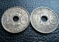 Стара монета 10 сантима 1935 г. и 1936 г.Франция - красиви !, снимка 3