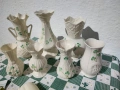 Ръчно рисувани вази Belleek Ирландия, снимка 7