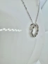 Сребърно колие с мойсанит (Диамант) 1 карат, снимка 4