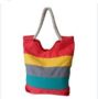 Плажна чанта на разноцветни райета 

, снимка 2