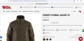 FJALLRAVEN Forest Hybrid - мъжко ловно яке пролет-есен, размер XL, снимка 3
