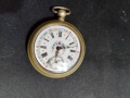 Швейцарски джобен часовник 1900г. с посребрени капаци - с ключе - ПЕРФЕКТЕН - ПРОМОЦИЯ, снимка 3