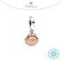 Талисман Fresca по модел тип Pandora Пандора сребро 925 Rose Gold Clam Treasure. Колекция Amélie, снимка 2