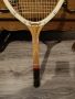 Ретро тенис ракета от дърво с калъф Dunlop, снимка 6