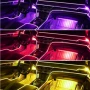 RGB LED осветление за интериор на автомобил с Bluetooth управление , снимка 5