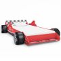 vidaXL Детско легло състезателна кола, 90x200 cм, червено（SKU:244464, снимка 1 - Спални и легла - 45422257