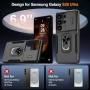 Нов Калъф кейс за Samsung Galaxy S26 Ultra с капак за камера и стойка пръстен Самсунг, снимка 7