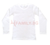 Детска бяла блуза, размери 98см - 158см , снимка 1 - Детски тениски и потници - 44953214