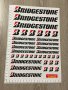 Bridgestone стикери - 1 лист А4, снимка 2