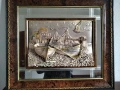 Продавам,посребрена трипластова картина, снимка 1