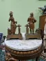 Чифт стари прекрасни антикварни френски бронзови фигури статуетки , снимка 9